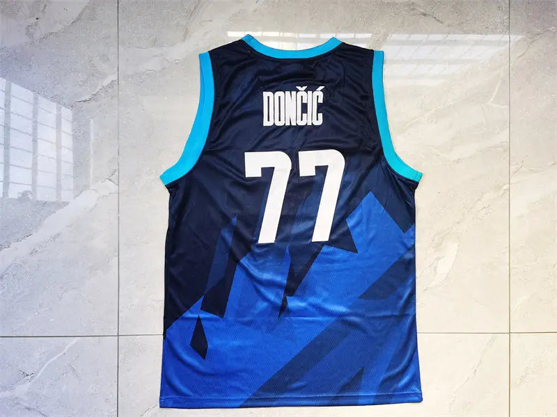 Dallas Mavericks Luka Don?i? NO.77 Basketball Jersey