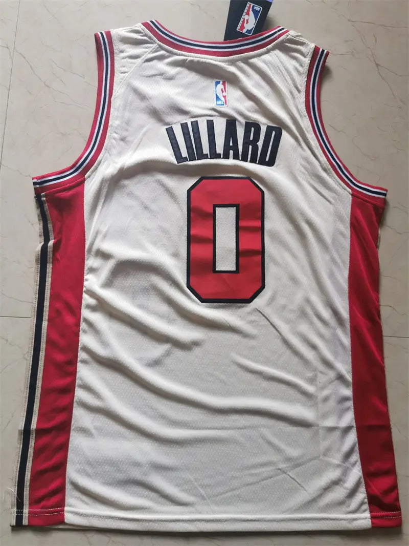 Portland Trail Blazers Damian Lillard NO.0 Basketball Jersey