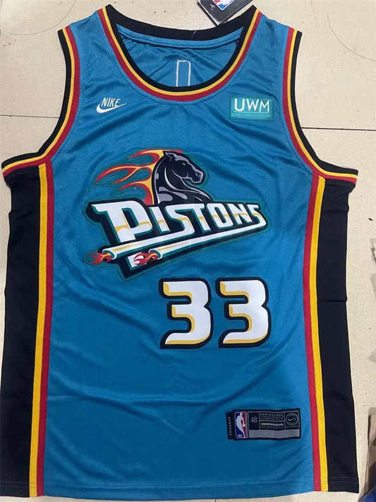 Detroit Pistons Grant Hill NO.33 Basketball Jersey