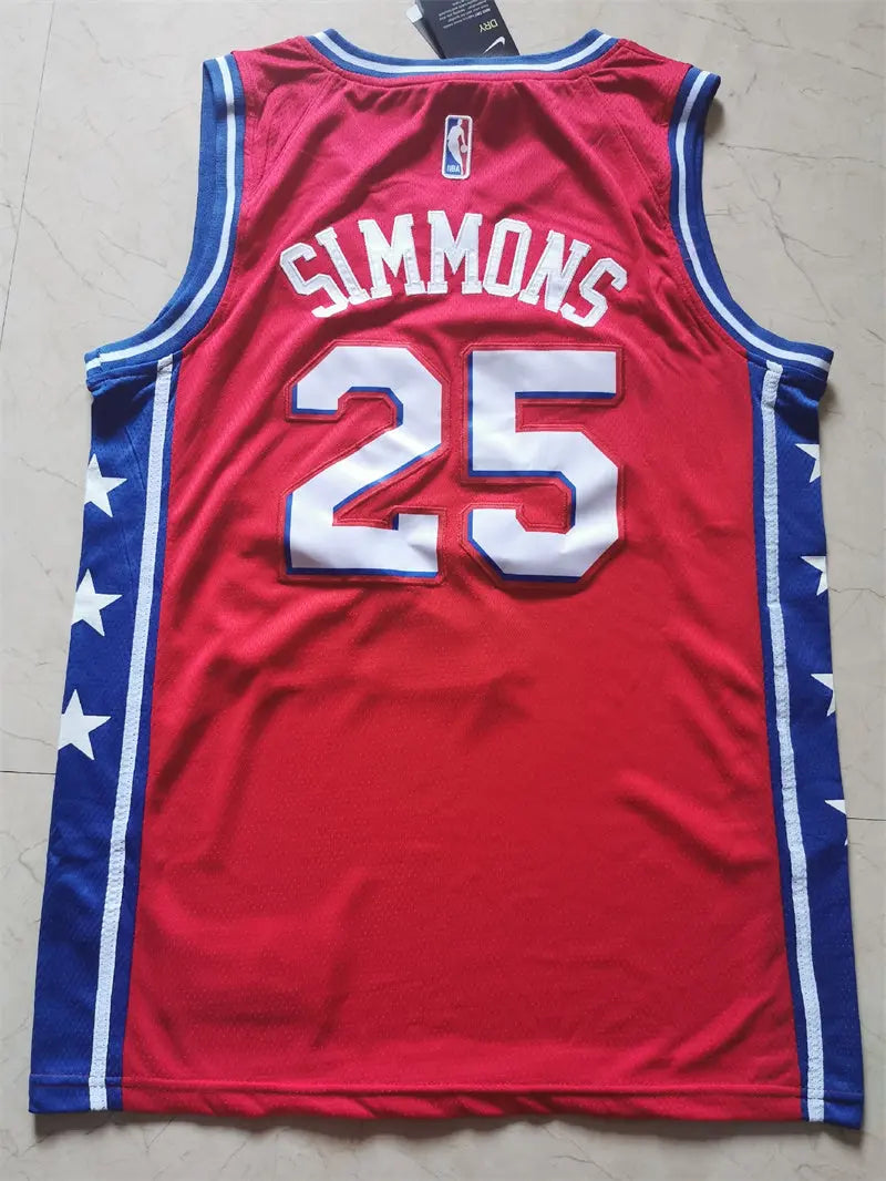 Philadelphia 76ers Simmons NO.25 basketball Jersey