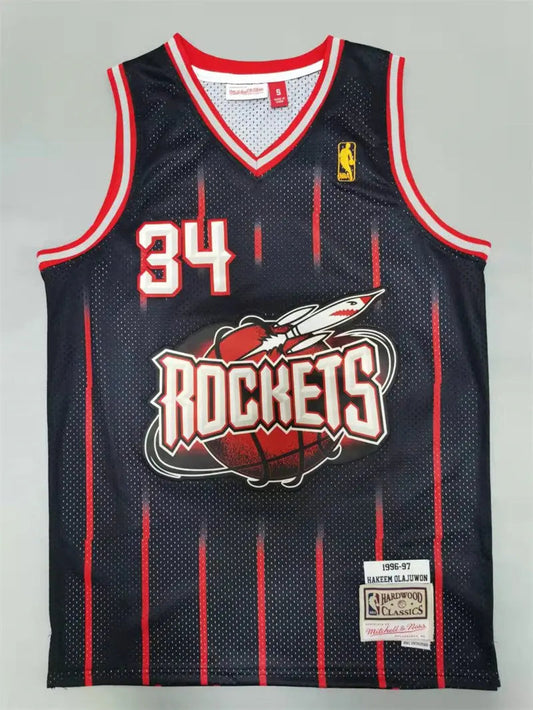 Houston Rockets Hakeem Olajuwon NO.34 Basketball Jersey