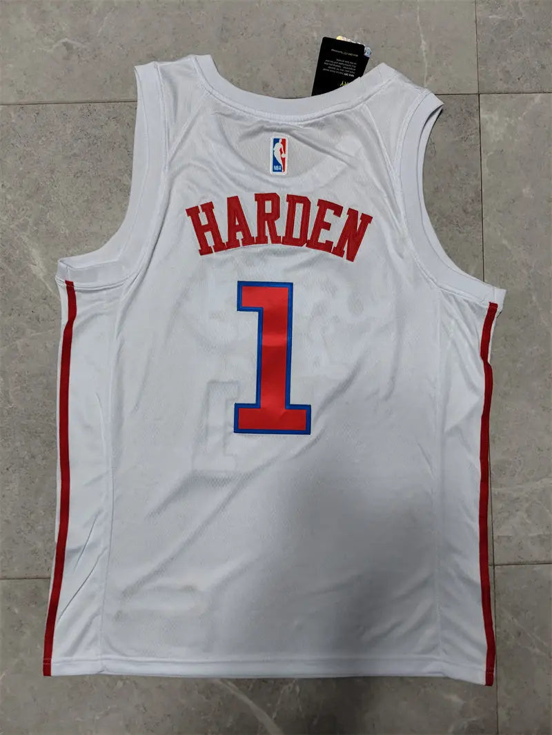 Philadelphia 76ers James Harden NO.1 basketball Jersey