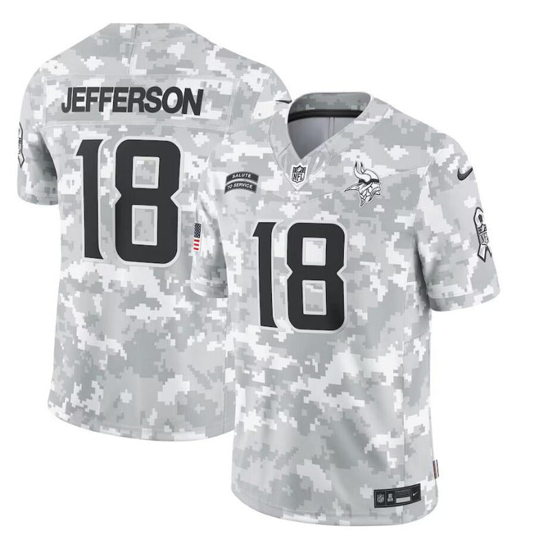 men/women/kids Minnesota Vikings Justin Jefferson 2024 Salute To Service Jersey