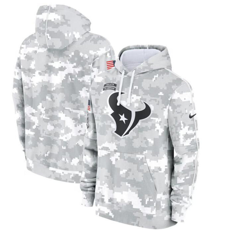 men/women/kids Houston Texans Salute to Service Football Hoodies