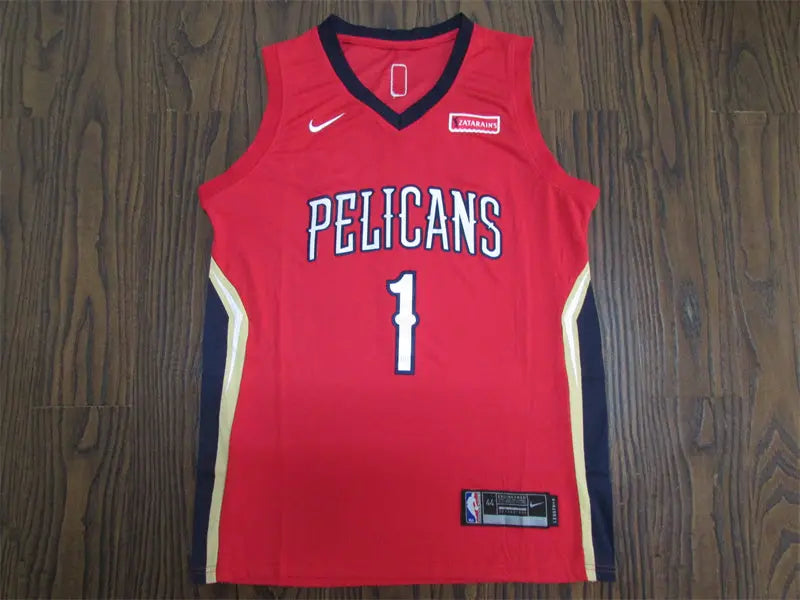 New Orleans Pelicans Zion Williamson NO.1 Basketball Jersey