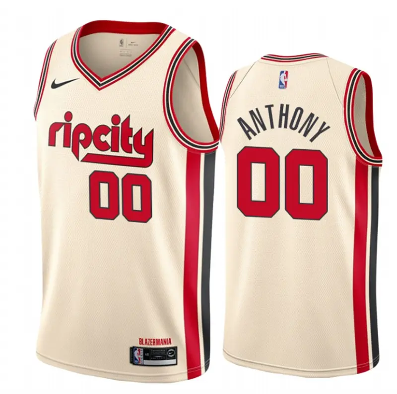 Portland Trail Blazers Carmelo Anthony NO.00 Basketball Jersey