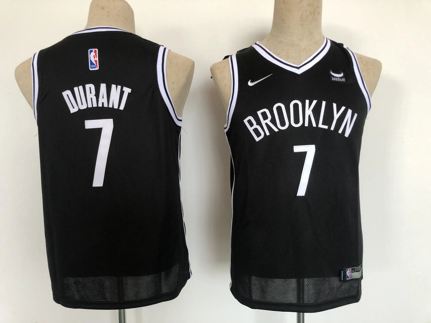 Kids Brooklyn Nets Durant NO.7 Basketball Jersey