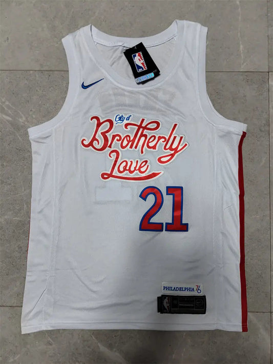 Philadelphia 76ers Joel Embiid NO.21 basketball Jersey