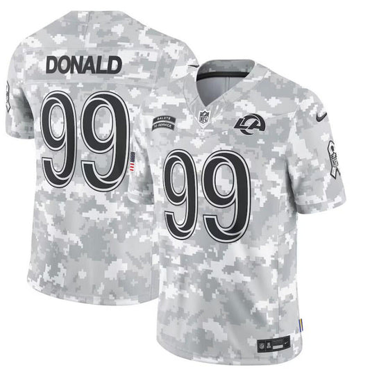 men/women/kids Los Angeles Rams Aaron Donald No.99 2024 Salute To Service Jersey