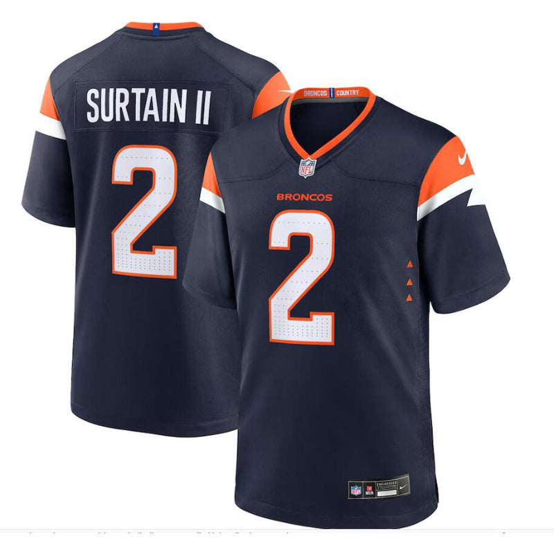 New Season Adult Denver Broncos Patrick Surtain II NO.2 Football Jerseys