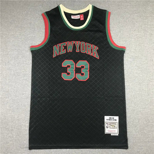 New York Knicks Ewing NO.33 Basketball Jersey