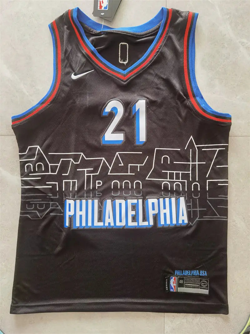 Philadelphia 76ers Joel Embiid NO.21 basketball Jersey