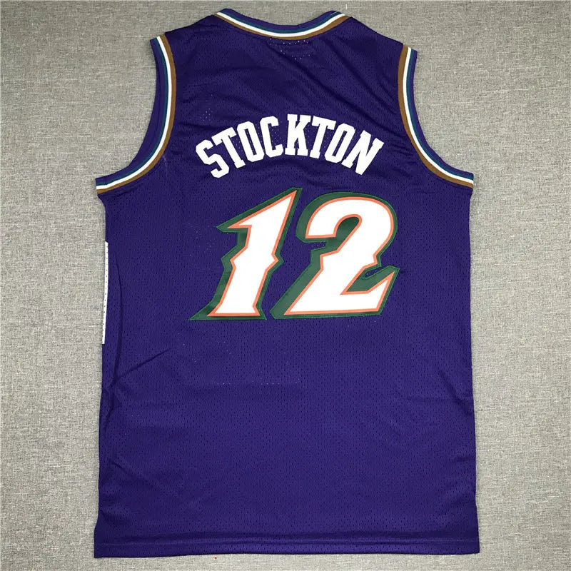 Utah Jazz John Stockton NO.12 Basketball Jersey