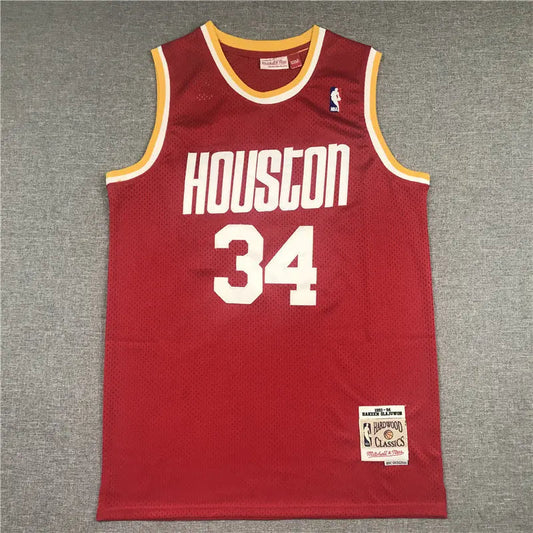 Houston Rockets Hakeem Olajuwon NO.34 Basketball Jersey