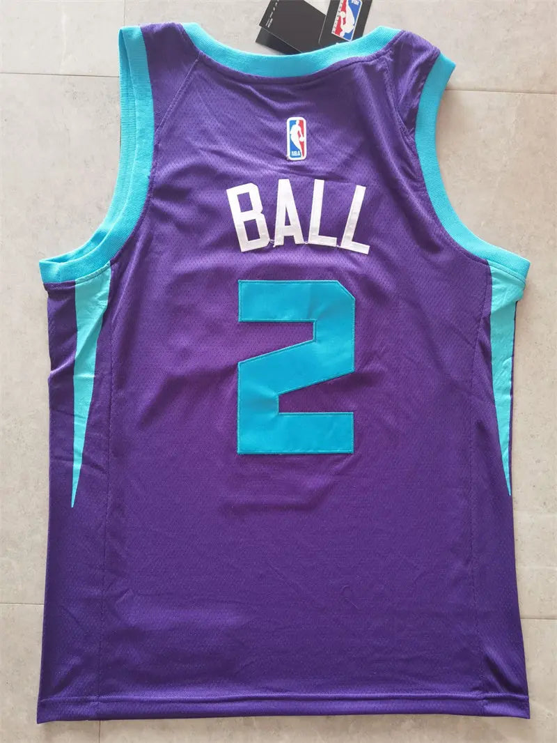 Charlotte Hornets LiAngelo Ball NO.2 Basketball Jersey