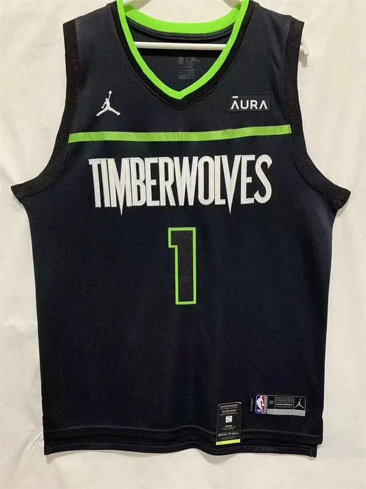 Minnesota Timberwolves Anthony Edwards NO.1 Basketball Jersey