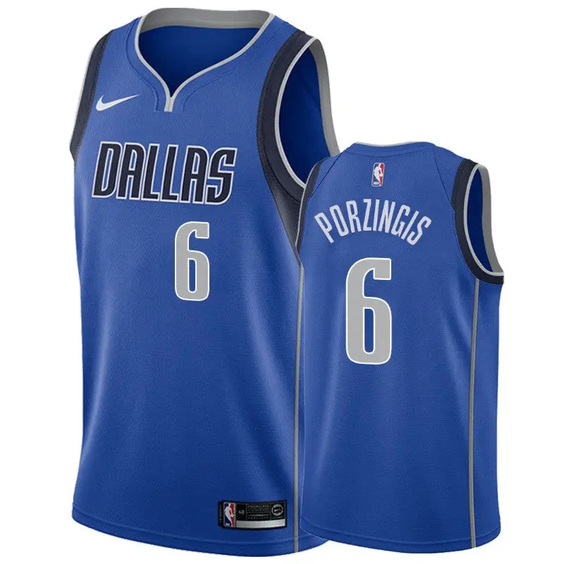 Dallas Mavericks Kristaps Porzingis NO.6 Basketball Jersey