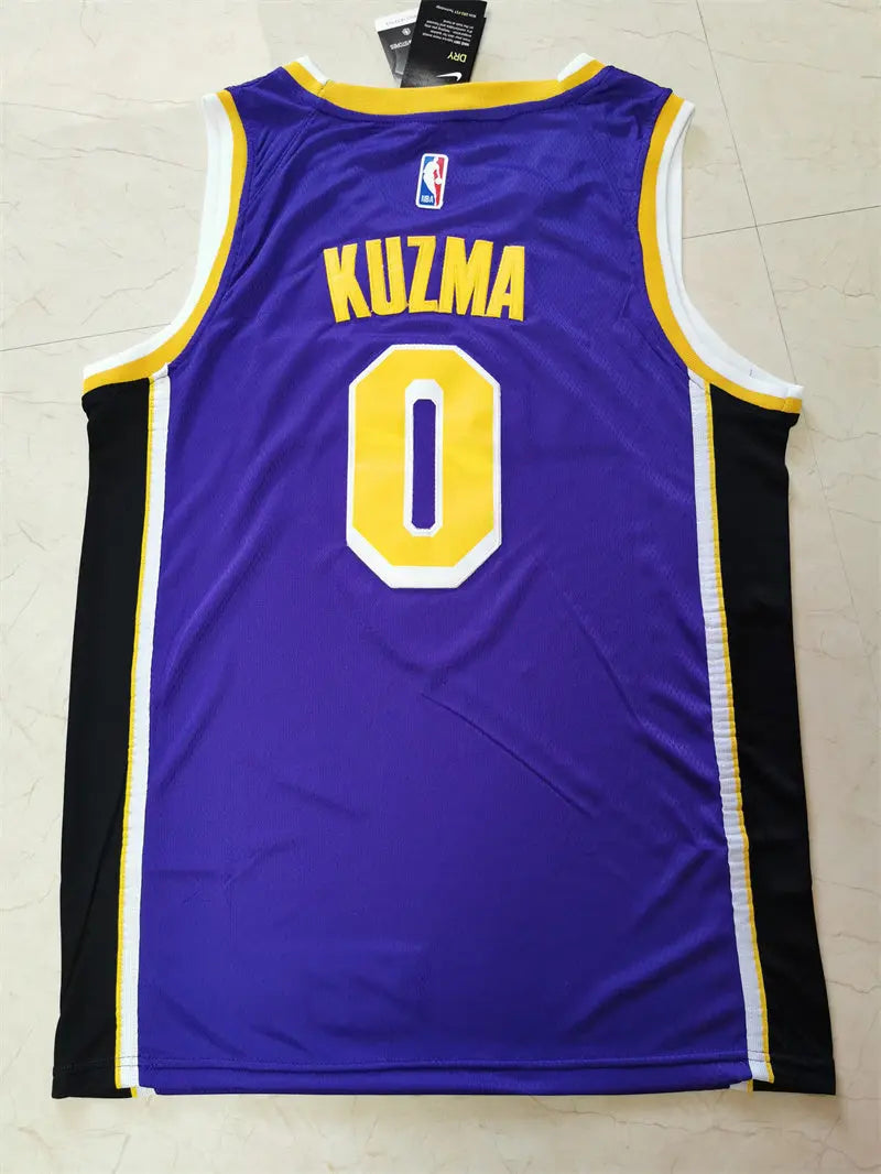 Los Angeles Lakers Kyle Kuzma NO.0 Basketball Jersey