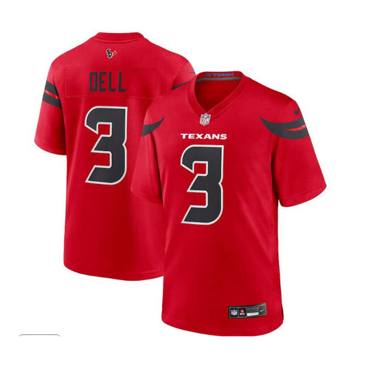 New Season Adult Houston Texans Tank Dell NO.3 Football Jerseys