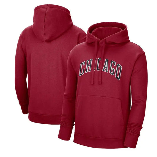 men/women/kids Chicago Bulls Red Basketball Hoodies