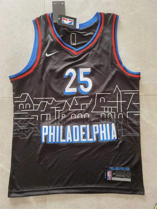 Philadelphia 76ers Simmons NO.25 basketball Jersey