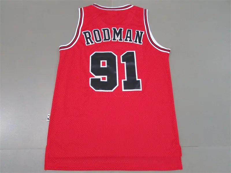 Chicago Bulls Dennis Rodman NO.91 Basketball Jersey