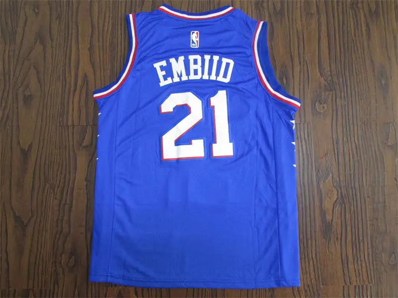 Philadelphia 76ers Joel Embiid NO.21 basketball Jersey