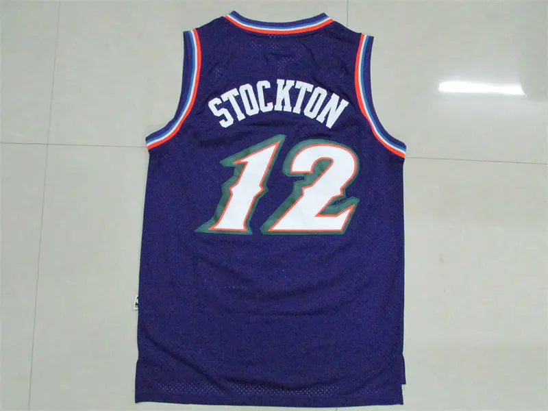 Utah Jazz John Stockton NO.12 Basketball Jersey