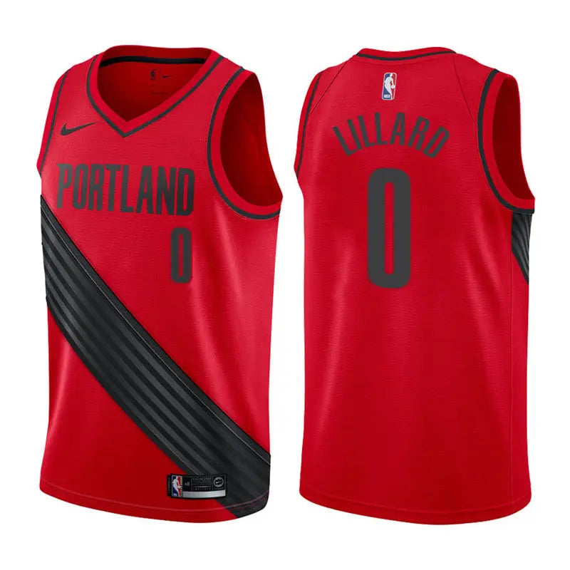 Portland Trail Blazers Damian Lillard NO.0 Basketball Jersey