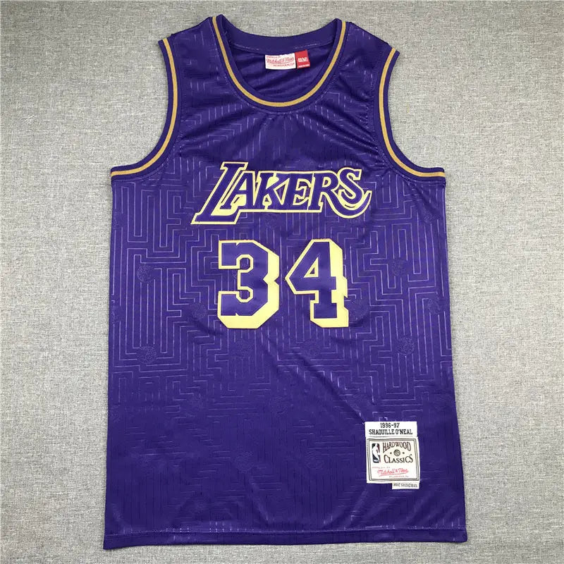 Los Angeles Lakers Shaquille O'Neal NO.34 Basketball Jersey