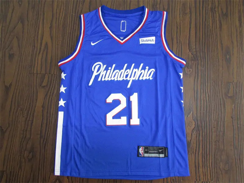 Philadelphia 76ers Joel Embiid NO.21 basketball Jersey