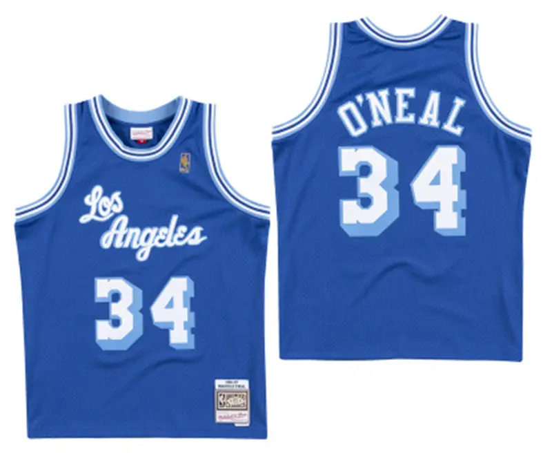 Los Angeles Lakers Shaquille O'Neal NO.34 Basketball Jersey