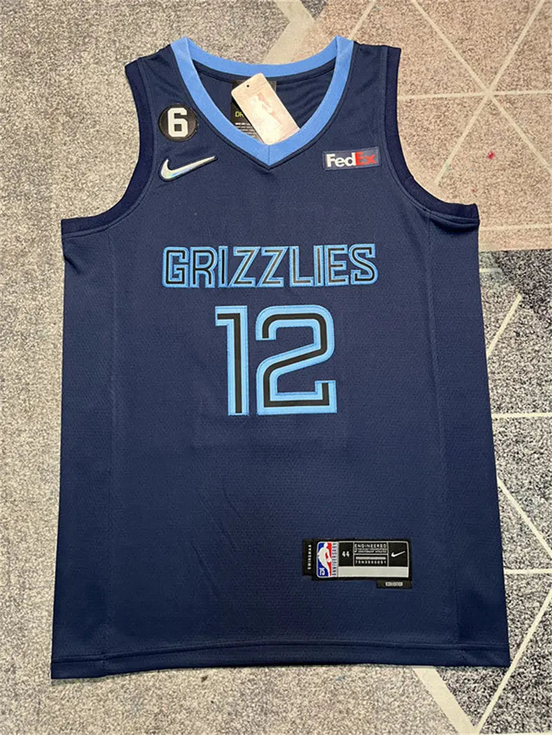 Memphis Grizzlies Ja Morant NO.12 Basketball Jersey