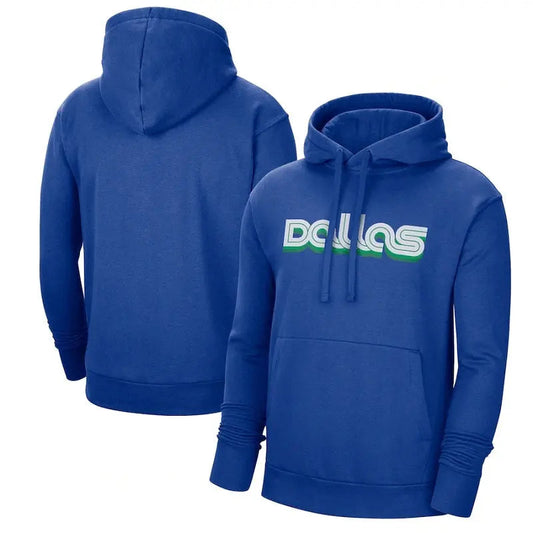 men/women/kids Dallas Mavericks Blue Basketball Hoodies