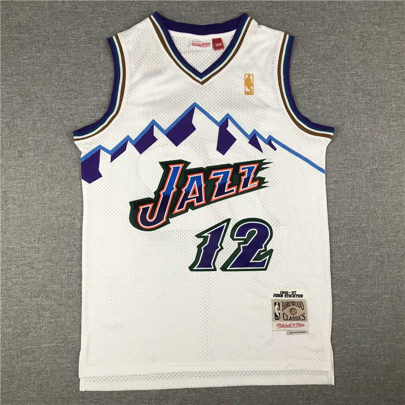 Utah Jazz John Stockton NO.12 Basketball Jersey