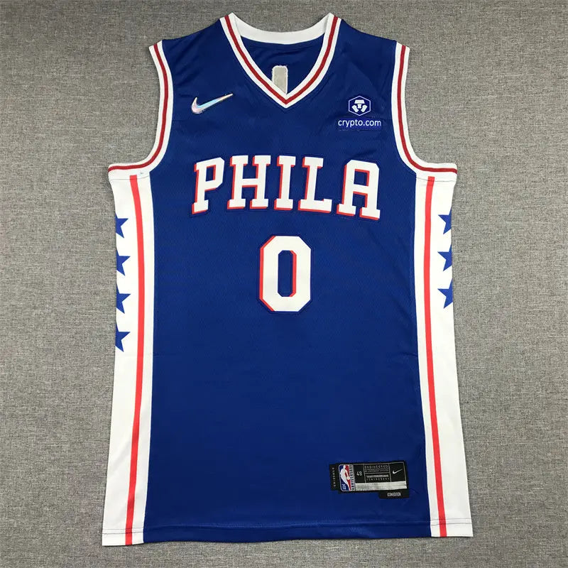 Philadelphia 76ers Maxey NO.0 basketball Jersey