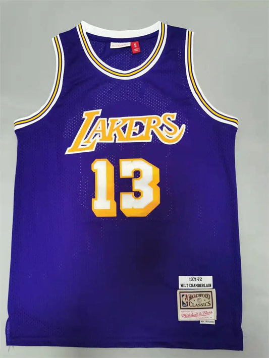 Los Angeles Lakers Wilt Chamberlain NO.13 Basketball Jersey