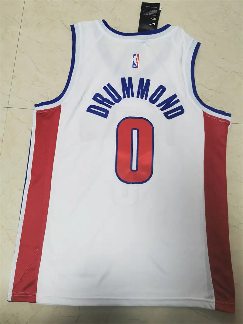 Detroit Pistons Andre Drummond NO.0 Basketball Jersey