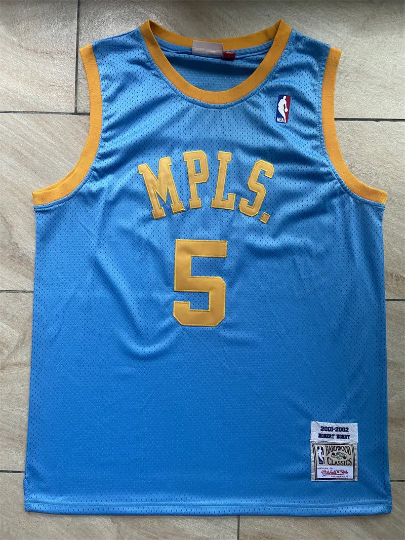 Los Angeles Lakers Robert Horry NO.5 Basketball Jersey