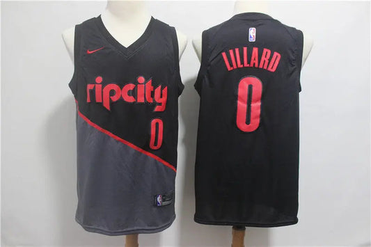 Portland Trail Blazers Damian Lillard NO.0 Basketball Jersey