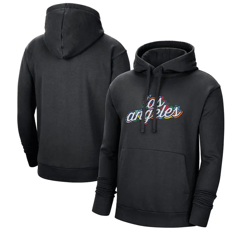 men/women/kids Los Angeles Clippers Black Basketball Hoodies