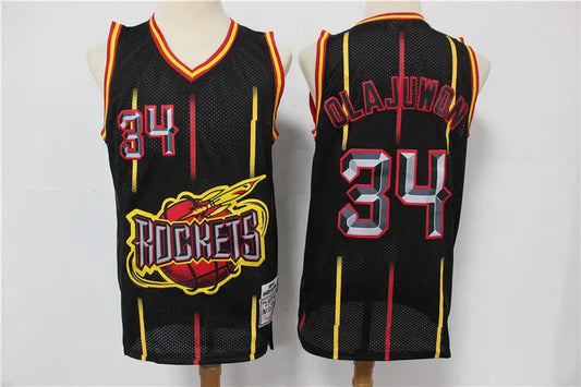 Houston Rockets Hakeem Olajuwon NO.34 Basketball Jersey