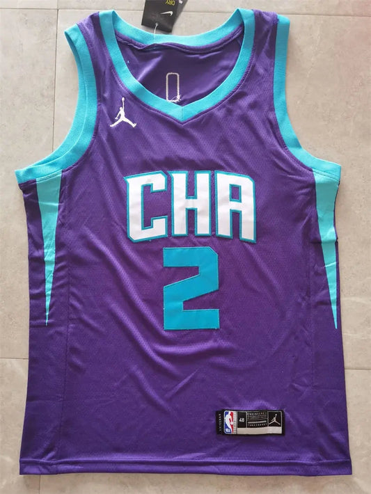 Charlotte Hornets LiAngelo Ball NO.2 Basketball Jersey