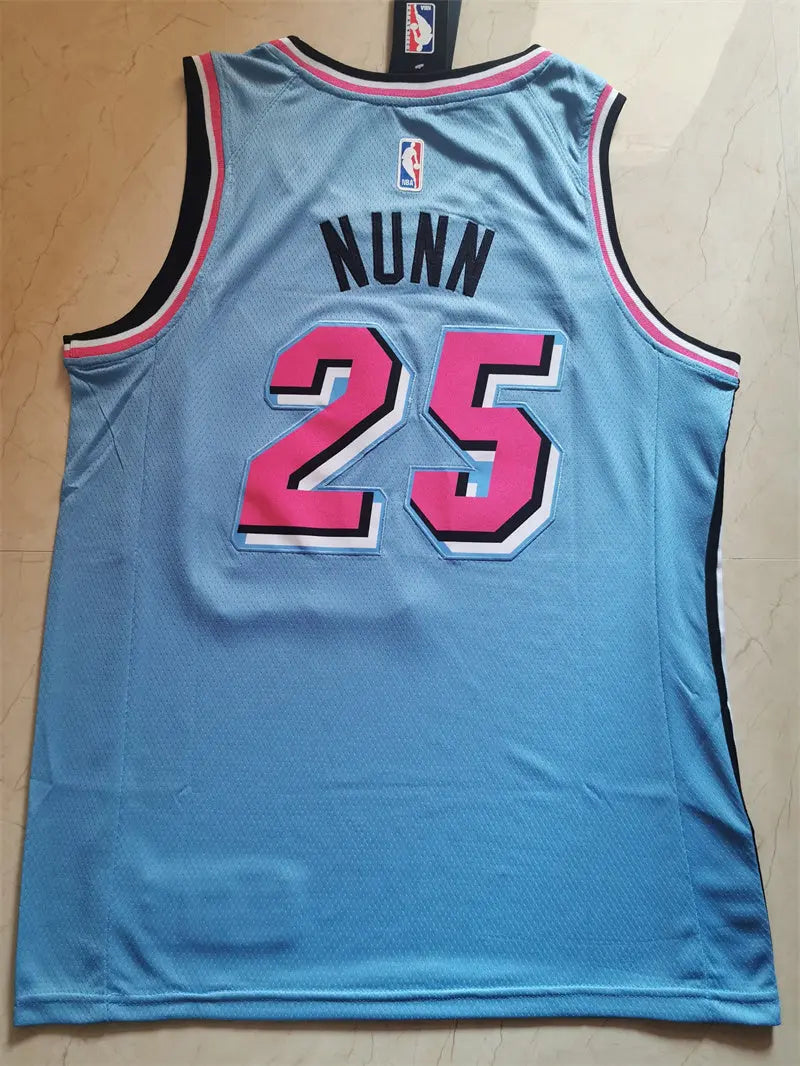 Miami Heat Nunn NO.25 Basketball Jersey