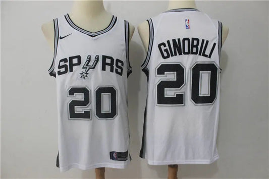 San Antonio Spurs Manu Ginobili NO.20 Basketball Jersey