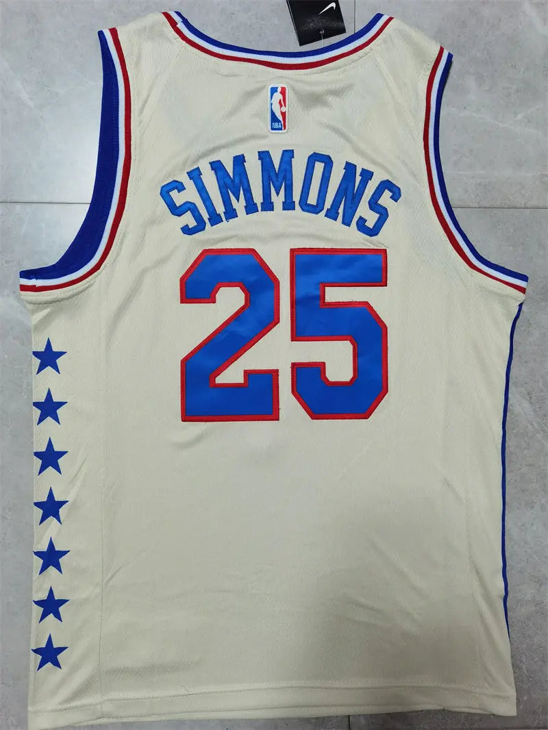 Philadelphia 76ers Simmons NO.25 basketball Jersey