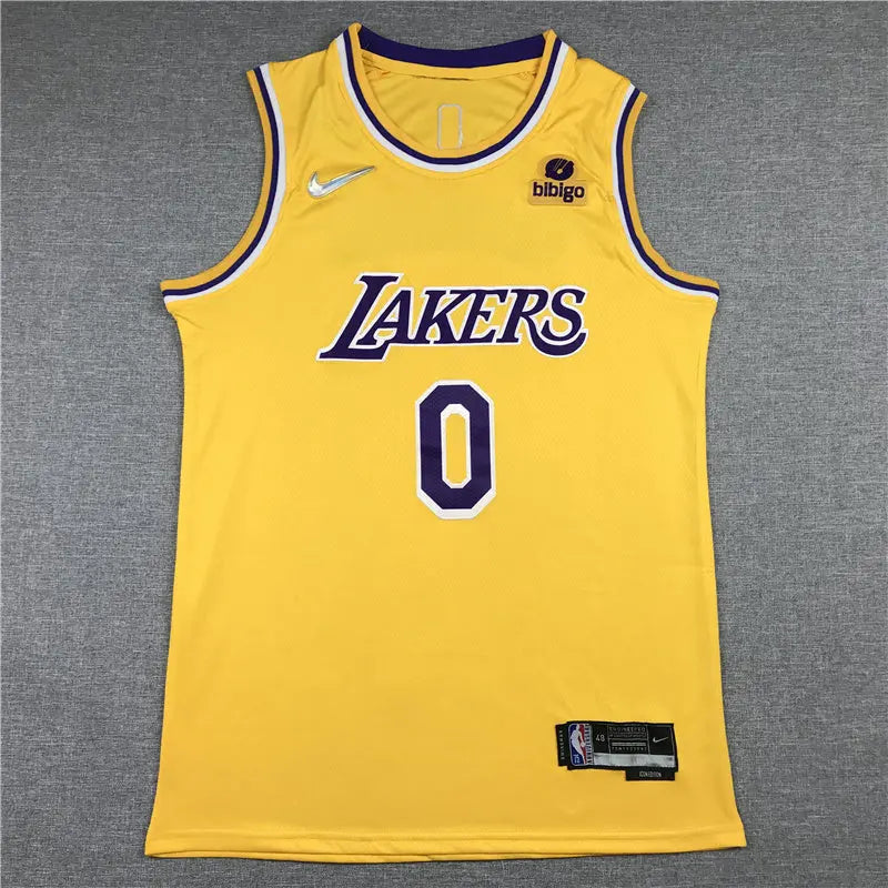 Los Angeles Lakers Russell Westbrook NO.0 Basketball Jersey