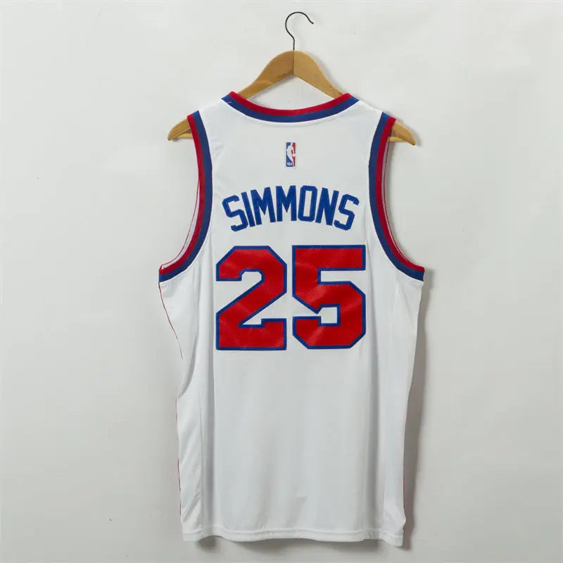 Philadelphia 76ers Simmons NO.25 basketball Jersey