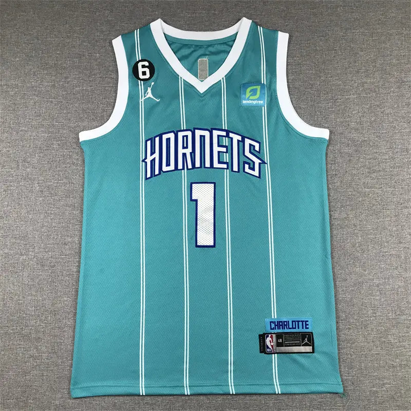 Charlotte Hornets LiAngelo Ball NO.1 Basketball Jersey