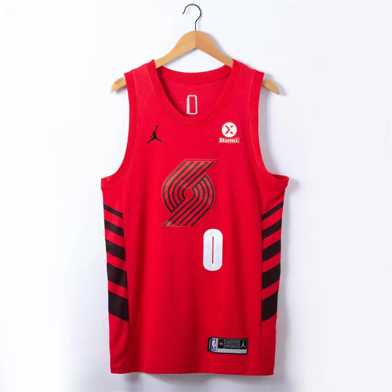 Portland Trail Blazers Damian Lillard NO.0 Basketball Jersey